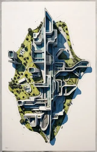 arcology,besiege,terraformed,silico,terraforming,hejduk,Art,Artistic Painting,Artistic Painting 49