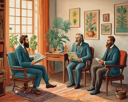 men sitting,the conference,advisors,businessmen,contemporary witnesses,a meeting,game illustration,consulting room,board room,business meeting,business men,exchange of ideas,boardroom,consultants,conference room,chess men,conference,meeting room,theoretician physician,preachers,Illustration,Retro,Retro 24