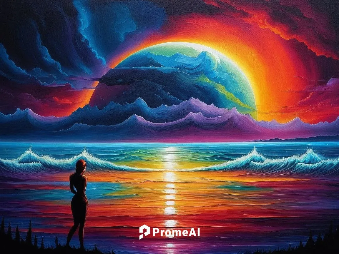 Painting Abstract Body Art Oil Painting
,rainbow waves,rainbow clouds,rainbow background,abstract rainbow,colorful light,dream art,colorful background,rainbow colors,rainbow and stars,dreamscape,inten