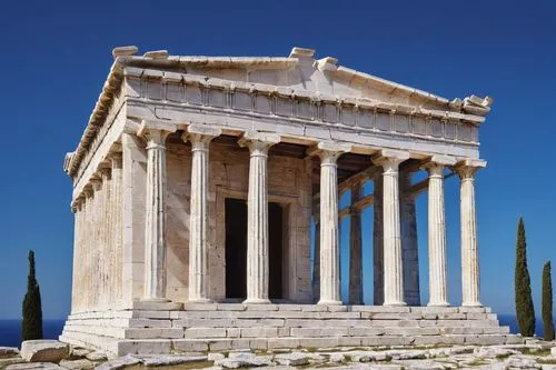 greek temple,erechtheion,erechtheus,temple of diana,roman temple,laodicea,caesonia,doric columns,hellas,house with caryatids,acropolis,the parthenon,temple of hercules,propylaea,capitolium,baalbek,akropolis,chersonesus,parthenon,celsus library,Art,Artistic Painting,Artistic Painting 48