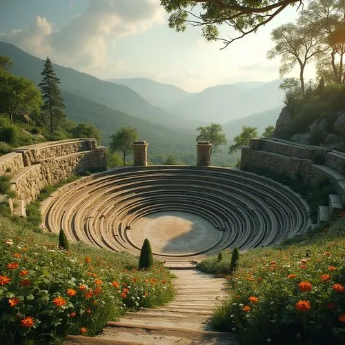 ancient theatre,delphi,amphitheater,amphitheatre,tulou,labyrinths,ephesus,roman theatre,winding steps,greek in a circle,the ancient world,labyrinthian,amphitheatres,taraxum,pergamum,xanthos,messene,amphitheaters,egnatia,labyrinth,Photography,General,Realistic