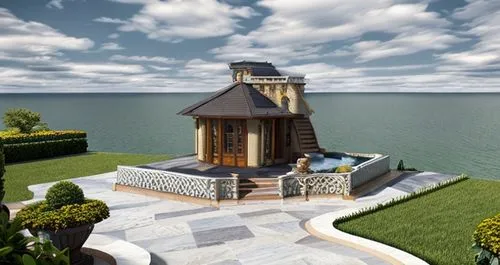 3d rendering,ocean view,landscape design sydney,house by the water,landscape designers sydney,seaside view,pool house,summer house,render,sea view,holiday villa,roof landscape,luxury property,house with lake,lifeguard tower,coastal protection,cliff top,luxury home,build by mirza golam pir,dunes house