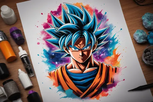 goku,son goku,vegeta,dragon ball,dragonball,dragon ball z,kame sennin,cg artwork,vector illustration,vector art,lotus art drawing,cell,vector graphic,trunks,super cell,copic,vector design,custom portrait,pencil color,fan art,Conceptual Art,Sci-Fi,Sci-Fi 25