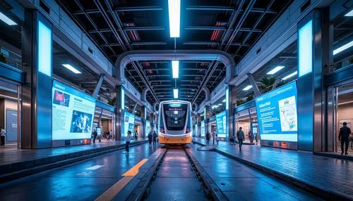 train station passage,skytrain,metro station,termini,metromover,britomart,skytrains,light trail,sky train,hollywood metro station,light trails,passage,light rail,train platform,tram road,pedway,friedrichstrasse,subway station,corridors,rer