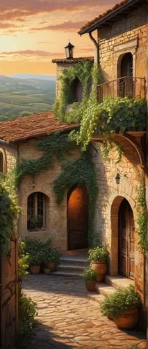 tuscan,tuscany,toscane,pienza,volterra,toscana,casabella,home landscape,tuscans,montalcino,umbrian,cortona,brunello,quirico,stone houses,gimignano,fattoria,umbria,antinori,auberge,Illustration,Realistic Fantasy,Realistic Fantasy 23