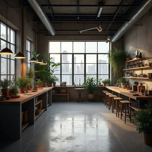 loft,working space,kitchen interior,indoor,modern office,workbenches,kitchen shop,chefs kitchen,kitchen,lofts,apartment,the kitchen,the coffee shop,aqua studio,3d rendering,fabrika,3d render,tile kitchen,coffee shop,offices,Photography,General,Realistic