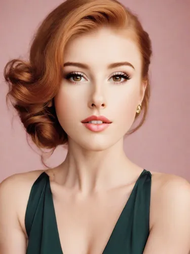 ginger rodgers,redhead doll,redheads,redheaded,redhead,pompadour,red-haired,beautiful young woman,redhair,red head,pretty young woman,young woman,elegant,ginger,vintage makeup,bouffant,updo,beautiful woman,model beauty,realdoll