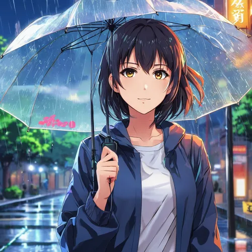 umbrella,walking in the rain,in the rain,rainy,summer umbrella,umbrellas,rain lily,asian umbrella,blue rain,rain,rainy day,raincoat,rainy season,light rain,heavy rain,japanese umbrella,after the rain,after rain,rain suit,rainy weather,Illustration,Japanese style,Japanese Style 03