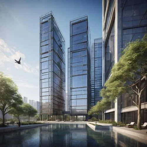 capitaland,sathorn,damac,songdo,difc,sathon,leedon,tishman,emaar,towergroup,citicorp,residencial,waterplace,yeouido,megaproject,lodha,glass facade,changzhou,xujiahui,skyscapers,Art,Artistic Painting,Artistic Painting 04