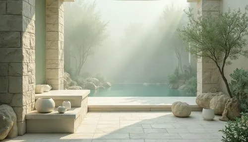 water mist,luxury bathroom,hamam,spa items,spa,cryengine,bathhouse,bath room,travertine,day spa,landscape design sydney,steambath,hammam,spa water fountain,mikvah,terme,amanresorts,thermes,home landscape,hotspring,Photography,General,Realistic