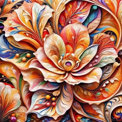 orange floral paper,kaleidoscope art,paper flower background,flower painting,flower fabric,chrysanthemum background