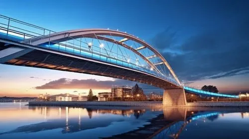 rainbow bridge,bridge new europe,brug,danube bridge,skybridge,passerelle,Photography,General,Realistic