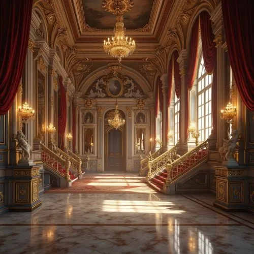 ornate room,royal interior,europe palace,hallway,palaces,entrance hall,ballroom,the palace,corridor,enfilade,palazzo,venaria,baroque,cochere,ornate,ritzau,grandeur,palace,staircase,the royal palace,Photography,General,Realistic