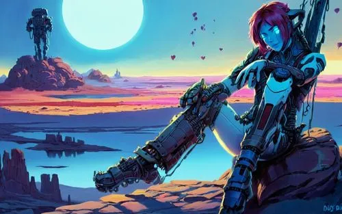 cortana,celldweller,nausicaa,motoko,valerian,liara,Illustration,Children,Children 01