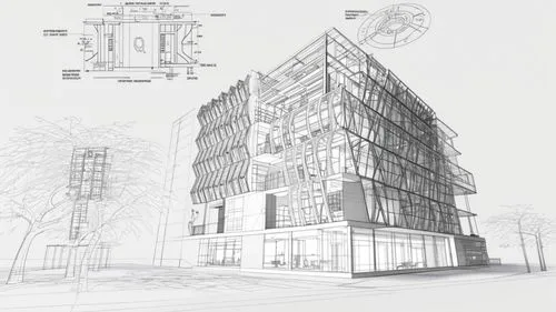 sketchup,unbuilt,edificio,revit,kirrarchitecture,renderings,Unique,Design,Blueprint