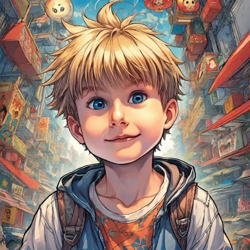 kids illustration,child portrait,pinocchio,killua,children's background,kid hero,world digital painting,geppetto,2d,laika,studio ghibli,little kid,child boy,children's eyes,fantasy portrait,digital painting,cg artwork,noah,digital artwork,game illustration,Digital Art,Comic