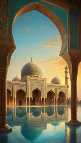 karakas,islamic architectural,shahi mosque,mosques,persian architecture,soltaniyeh,rem in arabian nights,kashan,imamzadeh,zayed mosque,grand mosque,orientalism,arabic background,orientalist,riad,maghreb,king abdullah i mosque,yazd,sheihk zayed mosque,bayazid,Art,Classical Oil Painting,Classical Oil Painting 13