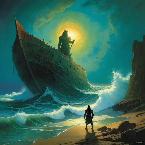 shipwreck,the wreck of the ship,wieslaw,sea fantasy,ship wreck,shipwrecked,poseidon,aground,aivazovsky,mordenkainen,privateering,foundering,god of the sea,seafarers,seafarer,sedensky,siggeir,el mar,shipbroker,man at the sea,Conceptual Art,Oil color,Oil Color 04