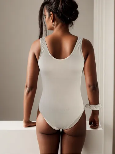 one-piece garment,plus-size model,plus-size,cellulite,woman's backside,bodysuit,plus-sized,leotard,beautiful woman body,back view,photo session in bodysuit,geometric body,maillot,ebony,athletic body,girdle,see-through clothing,undergarment,baby back view,black women