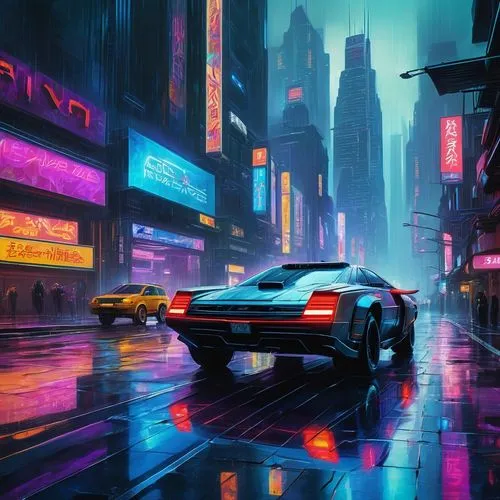 bladerunner,testarossa,polara,corvette,nsx,cyberpunk,80's design,camaros,cityscape,zonda,vette,lamborghini diablo,3d car wallpaper,porsche,countach,futuristic,retro car,retro,delorean,fiero,Conceptual Art,Fantasy,Fantasy 20