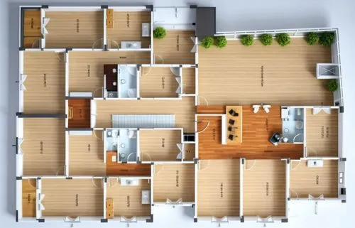 mahal isimlerinin yazılı olduğu kat planını boyanmış ve oda özelliklerine göre mobilyaları yerleştirilmiş şekilde üretir misin?,habitaciones,an apartment,floorplan home,apartment,floorplans,shared apa