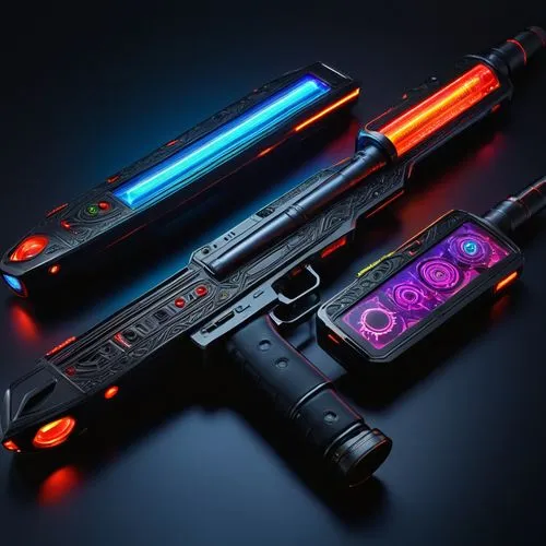 lightsabers,nightsticks,blasters,tritium,lightsaber,blacklight,weaponry,black light,zapper,casings,alien weapon,laser light,air pistol,glow sticks,laserlike,modulus,battlestars,astrascope,uzi,pistols,Photography,Artistic Photography,Artistic Photography 05