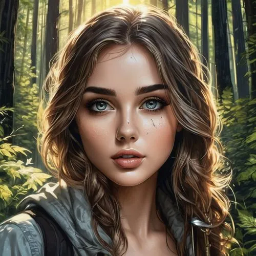 fantasy portrait,world digital painting,mystical portrait of a girl,donsky,arya,behenna,Illustration,Black and White,Black and White 34