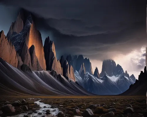 fantasy landscape,baffin island,torres del paine,torres del paine national park,fantasy picture,mountainous landscape,landscape mountains alps,mountain landscape,mountainous landforms,marvel of peru,world digital painting,giant mountains,patagonia,volcanic landscape,landscape background,futuristic landscape,andes,the landscape of the mountains,chile,fantasy art,Conceptual Art,Graffiti Art,Graffiti Art 11