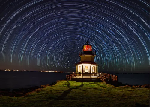 star trails,star trail,electric lighthouse,lighthouse,light trail,northernlight,light station,point lighthouse torch,light house,long exposure light,northen light,long exposure,star of the cape,crisp point lighthouse,star winds,light trails,astronomy,red lighthouse,light paint,battery point lighthouse,Art,Classical Oil Painting,Classical Oil Painting 28