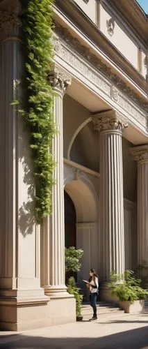 sapienza,peristyle,columns,neoclassical,holburne,3d rendering,porticos,entablature,portico,doric columns,caltech,colonnade,glyptotek,render,kykuit,glyptothek,colonnades,peabody institute,nypl,pilasters,Photography,Black and white photography,Black and White Photography 01