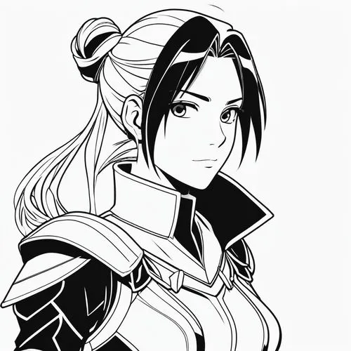 xufeng,soren,vayne,virion,sephiroth,lyn,Illustration,Black and White,Black and White 04