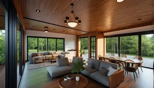 sunroom,breakfast room,interior modern design,wooden windows,verandah,wood deck,bohlin,contemporary decor,mid century house,chalet,inverted cottage,forest house,cabin,verandahs,family room,mid century modern,modern decor,wood window,livingroom,home interior,Photography,General,Realistic