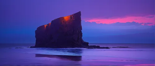 bass rock,purple landscape,sea stack,chalk stack,split rock,new zealand,cliffs ocean,tasmania,rock needle,australia,violet colour,sailing blue purple,twelve apostles,pink beach,north island,eastern iceland,salt rock,cliffs of etretat,the twelve apostles,aurora australis,Conceptual Art,Sci-Fi,Sci-Fi 22