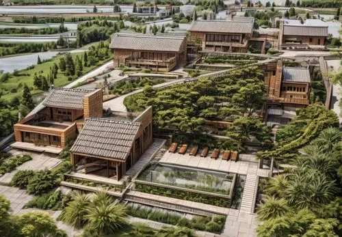 乡村、民宿、农田,chinese architecture,autostadt wolfsburg,zhengzhou,kansai university,suzhou,tianjin,hahnenfu greenhouse,soochow university,shenyang,garden of plants,xi'an,beijing or beijing,urban design,wuha