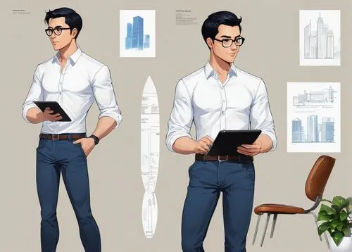 blur office background,male poses for drawing,3d model,background vector,office worker,biostatistician,3d modeling,statistician,hirotaka,salaryman,male character,background design,reading glasses,advertising figure,character animation,businesman,turnarounds,bibliographer,3d rendering,secretarial,Unique,Design,Character Design