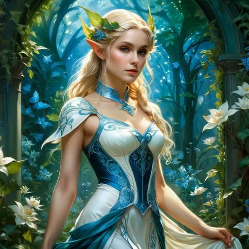 male elf,elona,galadriel,elven,jaina,faerie,Conceptual Art,Fantasy,Fantasy 05