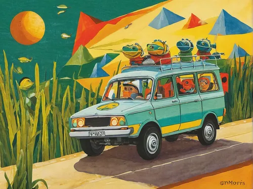 campervan,vwbus,camper van,vanagon,travel trailer poster,travel van,volkswagenbus,citroën jumpy,vw bus,minibus,caravan,camping bus,uaz patriot,vw van,schoolbus,piaggio ape,camping car,vw camper,uaz-452,fiat multipla,Art,Artistic Painting,Artistic Painting 33