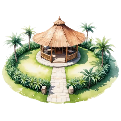 round hut,round house,pop up gazebo,gazebo,thatch umbrellas,tropical house,thatch roof,palm garden,roof domes,roof landscape,palm pasture,yurts,grass roof,palm field,thatched roof,houses clipart,straw hut,cabana,parasol,parasols,Anime,Anime,Realistic