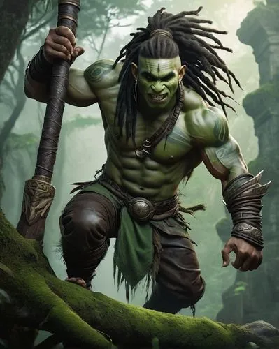 skaar,thrall,orc,orcish,hulka,outworld,orcs,half orc,kotal,gamagori,mahadeva,warrior and orc,oger,druidic,patrol,deathstalker,sokoudjou,krausert,turok,warcraft,Illustration,Japanese style,Japanese Style 15