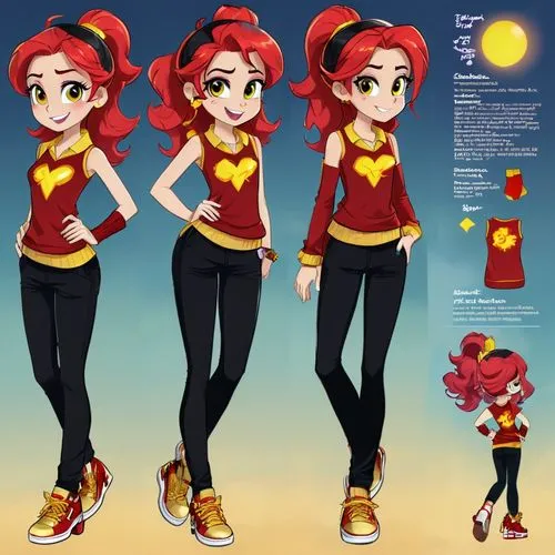 wordgirl,xiaolin,ranma,lina,flamebird,rumiko,Unique,Design,Character Design