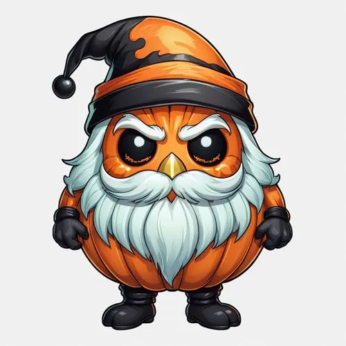 christmas owl,halloween vector character,froomkin,garrison,boobook owl,daruma,Illustration,Abstract Fantasy,Abstract Fantasy 11