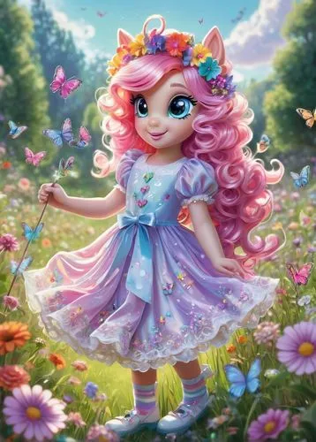 rosa 'the fairy,rosa ' the fairy,flower fairy,spring unicorn,little girl fairy,child fairy,garden fairy,girl in flowers,flower girl,beautiful girl with flowers,flower background,fairy galaxy,fae,fairy queen,fairy,cute cartoon character,spring background,fairy peacock,faery,my little pony,Conceptual Art,Fantasy,Fantasy 20