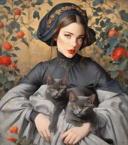 viveros,whitmore,etty,guccione,vanderhorst,tretchikoff,Digital Art,Impressionism