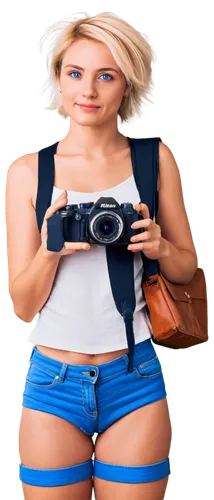 the blonde photographer,a girl with a camera,fotografias,woman holding gun,camera,woman holding a smartphone,girl making selfie,photographic background,slr camera,photo model,autofocus,camerawoman,dslr,nikon,jeans background,photo camera,photographer,mercedita,blurred background,photo lens,Photography,Fashion Photography,Fashion Photography 25