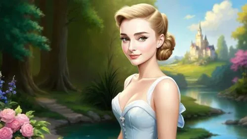 cendrillon,prinses,princess sofia,dorthy,disneyfied,fairy tale character,maxon,prinzessin,satine,gwtw,princessa,princess anna,cartoon video game background,rosalinda,cinderella,tinkerbell,the blonde in the river,reinette,elsa,princess