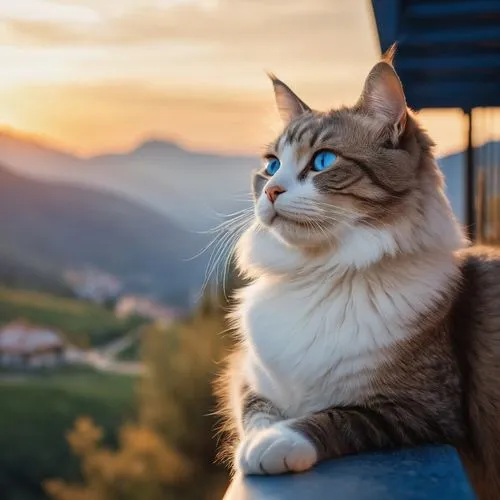 cat european,cat with blue eyes,norwegian forest cat,cat greece,blue eyes cat,aegean cat,siberian cat,cat on a blue background,domestic long-haired cat,cat image,cute cat,maincoon,american curl,pet vitamins & supplements,european shorthair,cat resting,cat,majestic nature,british longhair cat,turkish angora,Photography,General,Cinematic