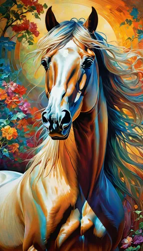 painted horse,colorful horse,unicorn art,portrait animal horse,albino horse,laughing horse,equine,unicorn background,arabian horse,carousel horse,golden unicorn,carnival horse,horse,unicorn,dream horse,wild horse,a white horse,equines,palomino,horses,Conceptual Art,Fantasy,Fantasy 05