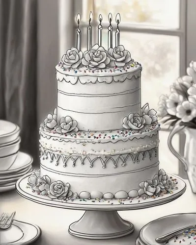 wedding cakes,wedding cake,silver wedding,cake stand,buttercream,sweetheart cake,clipart cake,white cake,cake buffet,royal icing,cake decorating supply,a cake,silver cutlery,cutting the wedding cake,little cake,cake,wedding cupcakes,cake decorating,cream cake,birthday banner background,Illustration,Black and White,Black and White 30