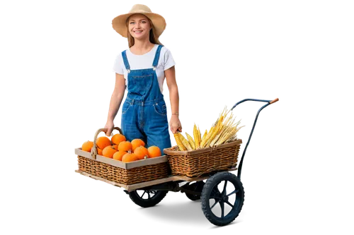 straw cart,farmworker,blue pushcart,girl in overalls,gleaning,postharvest,agribusinessman,pushcart,mennonite,handcart,farmer,mennonites,agricultores,gleaners,farmaner,hand cart,agrokomerc,agroindustrial,wheelbarrows,female worker,Art,Classical Oil Painting,Classical Oil Painting 24