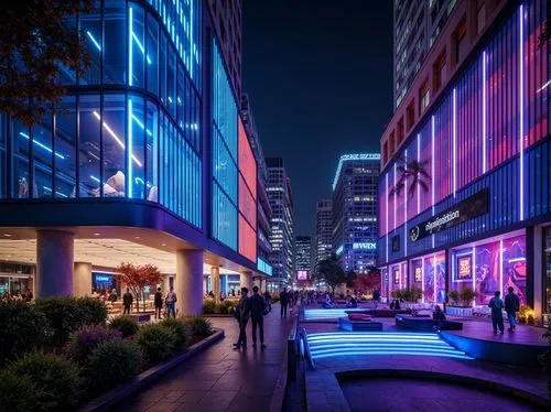 sanlitun,costanera center,biopolis,colored lights,luxehills,city at night,wangfujing,citycenter,business district,bgc,guangzhou,tamachi,roppongi,rotana,cybercity,vdara,ortigas,rivercenter,jbr,cityplace